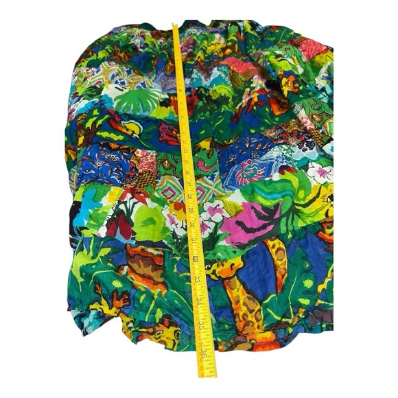 BATER & WELL Patchwork Skirt Boho Whimsical Fairycore Hippie Festival Gypsy L - Picture 5 of 7